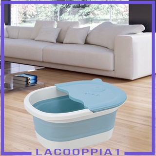 [LACOOPPIA1] Pp plegable pies lavabo pies barril remojo bañera lavabo lavabo con guijarros masaje pie baño cubo Spa Sauna