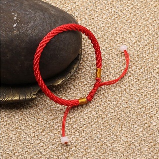 pulsera de cuerda tejida hecha a mano para bendecir y proteger la auspiciosa