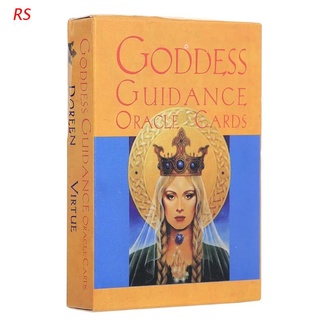 rs diosa guía oracle tarjetas versión en inglés 44 cartas baraja tarot juego de mesa adivinación destino