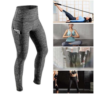 [bgk] leggings de yoga elástico para mujer fitness running gimnasio deportes de longitud completa pantalones activos (3)