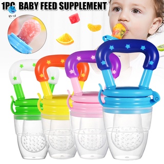 chupete de alimentos para bebés frutas y verduras suplemento alimenticio de silicona pezón bolsa de mordedura bebé vajilla de alimentación