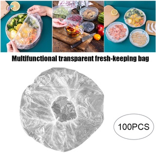 Fresh mantener bolsas 100 pzs bolsas De sellado De Alimentos tapa elástica elástica tazón ajustable tapas universales envoltura De cocina mantener Fresco