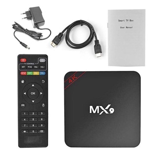 Caja De Tv inteligente 5g Mx9 wifi 2.4ghz Android 10.1 Tv Box Smart Tv Box reproductor 3d Mxqpro Quad Core