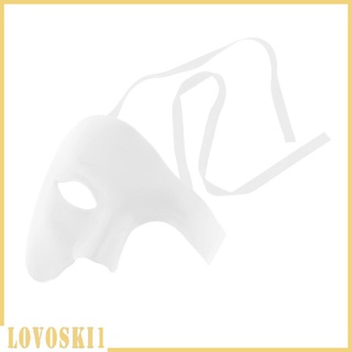 [Lovoski1] 1/2 media cara duradera Unisex máscaras de mascaras adultos niños Vintag arte disfraz mujeres hombres etapa Club vestido de lujo feliz navidad ropa decoración (4)
