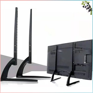 Soporte de Base de TV plana engrosado LCD de Panel plano TV doble columna Base de TV escritorio soporte de TV mesa soporte de monitoreo