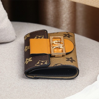 Las mujeres de la moda corto Tri-Fold Multi-tarjeta cartera bolso monedero monedero (4)