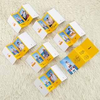 Kpop BTS Butter tarjeta de información Lomo tarjetas coleccionables