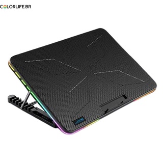 Enfriador Portátil RGB De Seis ventilador para juegos/Notebook