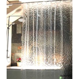 Jop7-Cortina de ducha 3D impermeable con 12 ganchos de baño en forma de C para decoración del hogar accesorios de baño