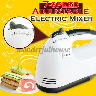 mezclador eléctrico de alimentos de 7 velocidades batidor batidor de huevo batidor batidor de mano automático