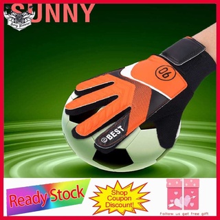 Sunny Kids portero guantes niños portero guante 5 dedos protección antideslizante fútbol fútbol látex