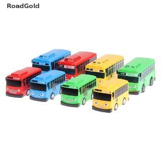 RoadGold 4PCS Tayo The Little Bus Cartoon Pull Back Car Toy Set Kids Educational Gift BELLE