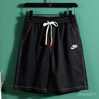 [Inventario Disponible] Pantalones Cortos Casuales Nike Unisex A La Moda [Pendek]