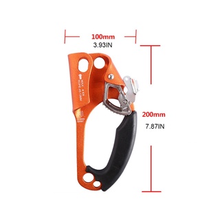 safechoice Manual Hand Ascender Rock Climbing Tree Arborist Rappelling Gear Equipment Rope Clamp Outdoor Mountaineering Ice Climbing Tool (2)