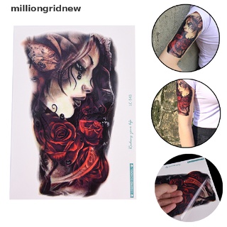 [milliongridnew] 1pc maquillaje belleza niña tatuaje brazo arte corporal impermeable temporal tatuaje pegatinas