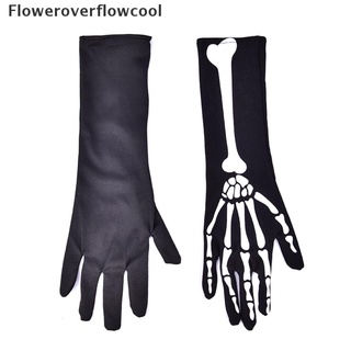 fccl punk skeleton guantes niños niñas huesos 3d manos disfraz de halloween cosplay guantes calientes