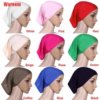 [Waroom] Islamic Muslim Women's Head Scarf Cotton Soft Underscarf Hijab Cover Headwrap