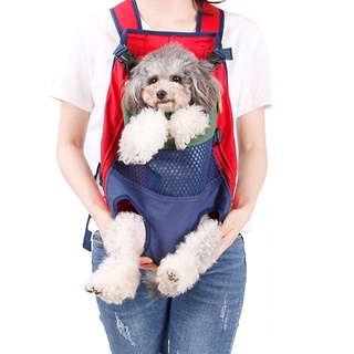 mochila transpirable para mascotas, piernas, ajustable, malla con correa para perros