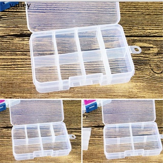 Valley 1PC Plastic 8 Slots Adjustable Jewelry Storage Box Case Craft Organizer Bead CL