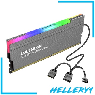[HELLERY1] Radiador disipador de calor para RAM DDR3 DDR4 enfriador de memoria disipador de calor de escritorio
