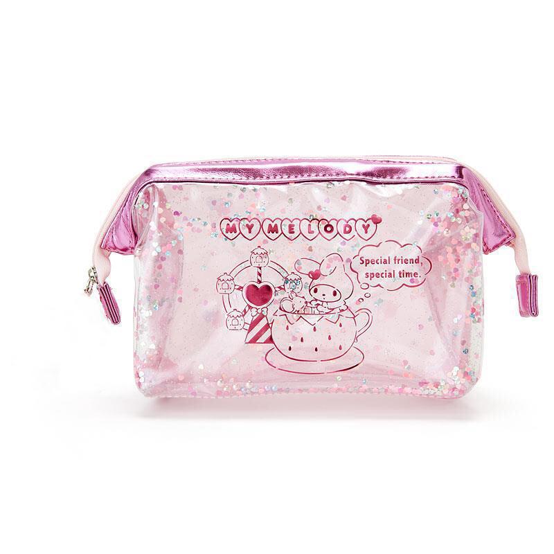 Stocktransparente bolsa de cosméticos My Melody impermeable bolsa de maquillaje bolsa de viaje