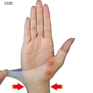[COD] 2Pcs Gloves Gel Filled Thumb Hand Wrist Support Arthritis Compression Magnetic HOT