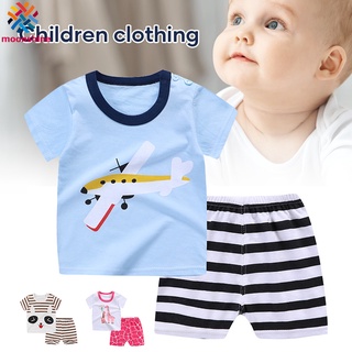 niños niños niñas pijamas verano delgado algodón suave cómodo ropa de dormir conjunto de ropa de dormir para el hogar