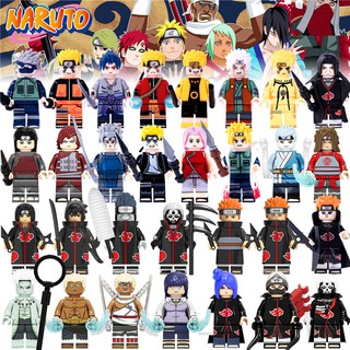 Lego Minifigures Naruto Uzumaki Naruto Uchiha Itachi Sasuke Six Ways Tokashi Building Blocks Toys for Kids