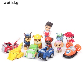 Wutiskg 12 pcs Fashion Nickelodeon Paw Patrol Mini Figures Toy Playset Cake Toppers CL (2)