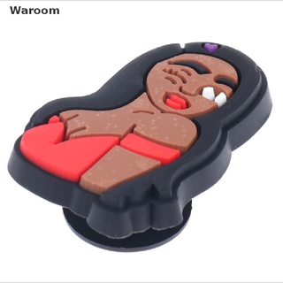 [Waroom] 10Pcs Black Girl Magic Croc Shoe Charms Accessories Decorations Shoe Buckle Popular goods