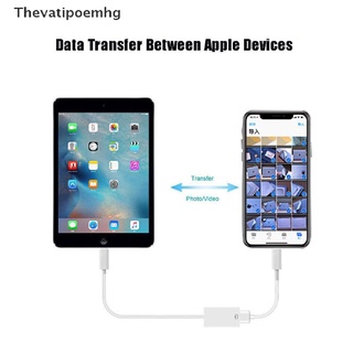 thevatipoemhg OTG adapter for lightning to USB For iPhone camera connection kit converter Popular goods (6)