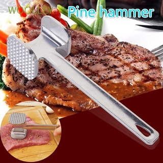 WOOLLEY Double Sided Steak Beater Chicken Kitchen Tool Meat Tenderizer Hammer Cookware Cutlet Aluminum Alloy Beef Pounders Mallet