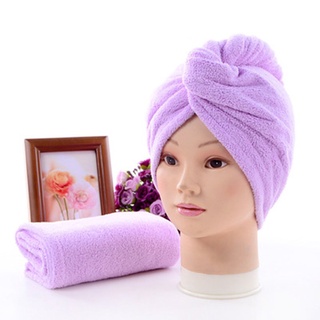 #asp toalla de pelo de microfibra toalla de pelo envoltura toalla de secado de pelo absorbente turbante cabello