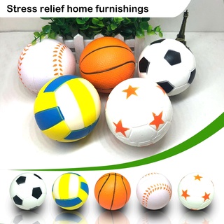 Pelota De baloncesto y estrella pelota suave De alivio De fútbol Para decoración del hogar