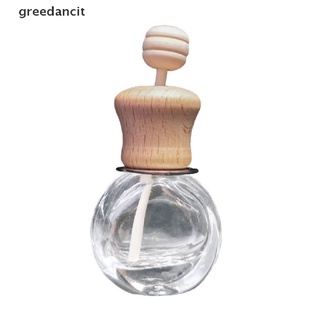 greedancit 1pc ambientador de coche perfume clip fragancia botella de vidrio vacía para esencial cl