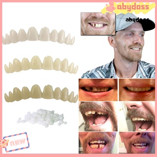 nuevo aby natural temporal reemplazar dientes malos faltantes cubierta de carillas dentadura cuidado oral (1)