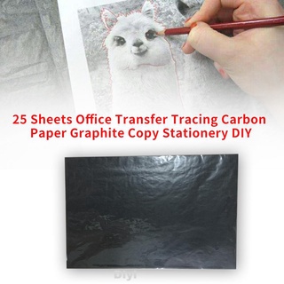 25 hojas reutilizables diy oficina transferencia de arte artesanía trazado madera papel de carbono