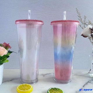 Nueva taza De pareja De Color cambiante De arcoiris De arcoíris De Moda creativa para hombres y mujeres De Color cambiante taza De 710 ml/24 Oz Poopew (1)