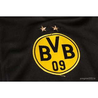 2021/2022 Borussia Dortmund BVB Jaqueta De Treino com Calça De Treino Ternos Masculina (4)
