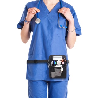 enfermera fanny pack multi-compartimento bolsa de enfermería organizador accesorios de trabajo