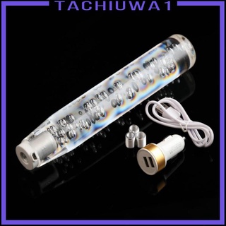 [Tachiuwa1] 25 cm Universal de coche Manual de velocidad de cambio de marchas pomo de palanca de cambios colorido luz LED (1)