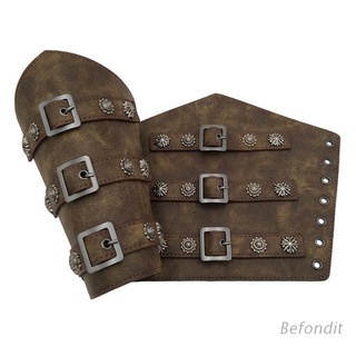 bef cuero brazo guardias medieval cinturón cuero hebilla bracers talla retro cuero brazalete viking cuero bracers cosplay