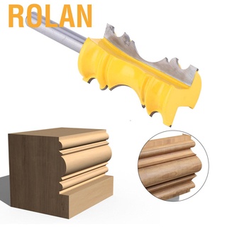 Rolan elaborado silla riel moldeo Router Bit 8 mm vástago carpintería tallado fresado cortador (8)