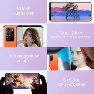 [Venda original] teléfono inteligente Note30 plus 6.1 HD+pantalla completa de 8GB RAM+128GB ROM Android OS 10.0 sistema Dual SIM reconocimiento facial (3)