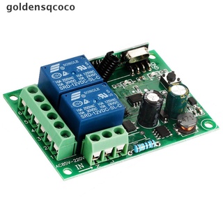 Coco 433MHz Universal Wireles Control remoto AC220V 2CH rf transmisor receptor de relé.