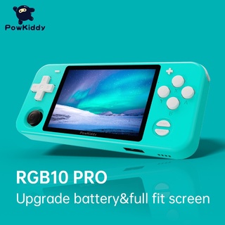 Powkiddy RGB10 Pro sistema de código abierto consola de juegos portátil RK3326 Chip 3.5" Full Fit IPS pantalla