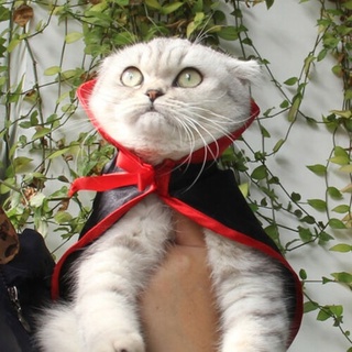 Perro gato capa de Halloween fiesta de navidad Cosplay disfraces de vampiro capa