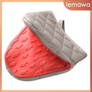 [Lemawa] guantes Anti-quemaduras para horno, Clip de mano, guantes para hornear, herramienta de cocina