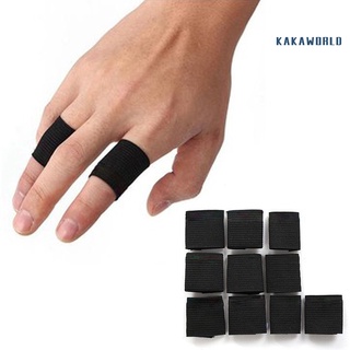 kw_ 10 pzs protector de dedos elástico/protector de ayuda deportiva
