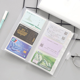 240 bolsillos de capacidad de fotos tarjetas lomo titular caso organizador bolsa transparente nombre id tarjeta de crédito libro guardián